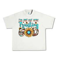Pistachio i'm just out here trusting god Urban Heavy Tee - JahusDesignShop