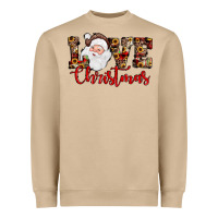 Mushroom Love Christmas Santa Heavyweight Sweatshirt - JahusDesignShop