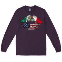 Plum mexico usa lips Long Sleeve Tee - AdoDesignShop