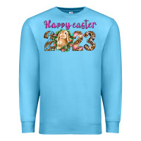 Ocean Blue Happy Easter 2023 Premium Sweatshirt - BundleAndBundleShop