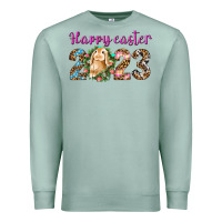 Seafoam Happy Easter 2023 Premium Sweatshirt - BundleAndBundleShop