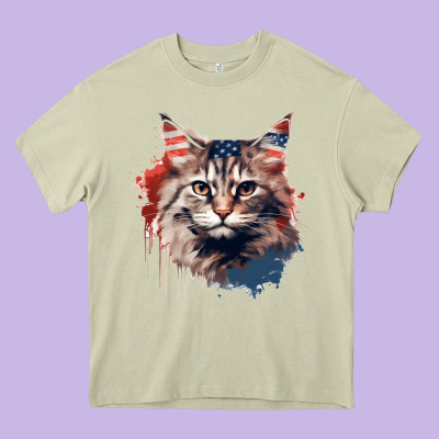 Cat9 Heavy Core Tee Designed By Unal Design