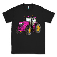 Black western farm tractor pink Classic Tee - Artiststas