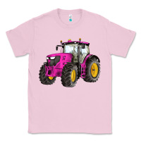 Bubblegum Pink western farm tractor pink Classic Tee - Artiststas