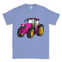 Colony Blue western farm tractor pink Classic Tee - Artiststas