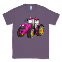 Lavender western farm tractor pink Classic Tee - Artiststas