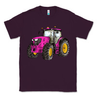 Plum western farm tractor pink Classic Tee - Artiststas