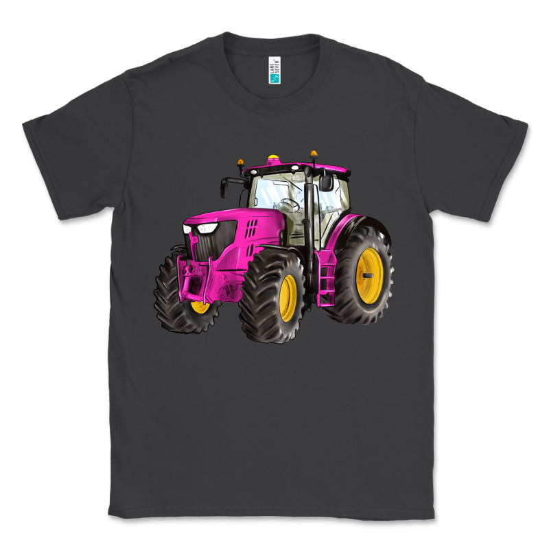 Western Farm Tractor Pink Classic Tee by Artiststas | Teevron