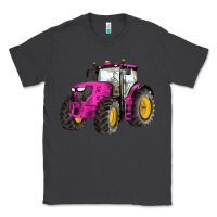 Smoke western farm tractor pink Classic Tee - Artiststas