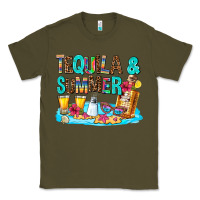 Army Green tequila and summmer Classic Tee - AdoDesignShop