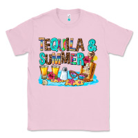 Bubblegum Pink tequila and summmer Classic Tee - AdoDesignShop