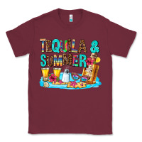 Burgundy tequila and summmer Classic Tee - AdoDesignShop