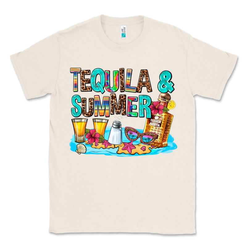 Tequila And Summmer Classic Tee by AdoDesignShop | Teevron