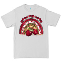 Dove Grey cherry rainbow Premium Tee - BarkalooDesign