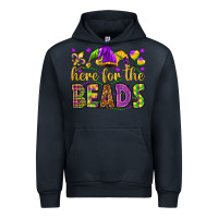 Navy Here for the beads Urban Hoodie - HowdyJamesFarm