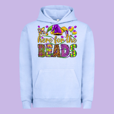 Here For The Beads Urban Hoodie Designed By Howdyjamesfarm