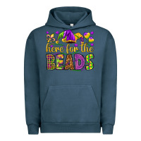 Pigment Midnight Navy Here for the beads Urban Hoodie - HowdyJamesFarm