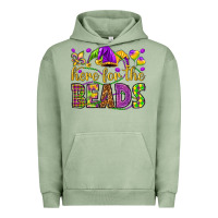 Pigment Oil Green Here for the beads Urban Hoodie - HowdyJamesFarm