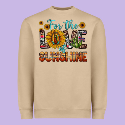 For The Love Of Sunshine Sunflower Our Lady Of Guadalupe Heavyweight Sweatshirt Designed By Jahusdesignshop