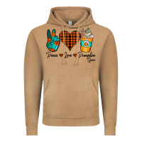 Peace Love Pumpkin Spice Vintage Hoodie | Teevron