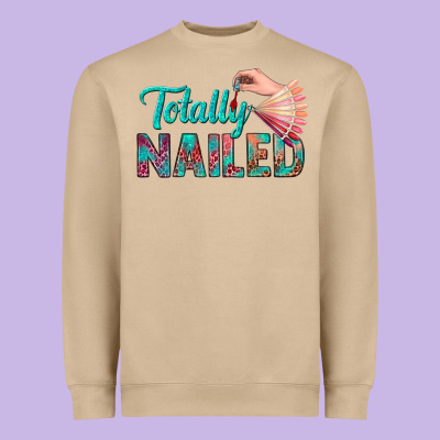 Totally Nailed Bbs Heavyweight Sweatshirt Designed By Bundleandbundleshop