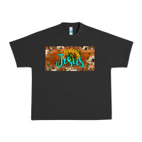 Pigment Black jesus Urban Heavy Tee - JahusDesignShop