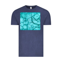 Vintage Denim turquoise glitter Vintage Tee - JahusDesignShop