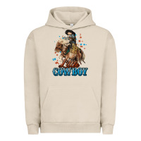 Pigment French Oak Little Cowboy Midilli Horse kid boy Urban Hoodie - HowdyJamesFarm