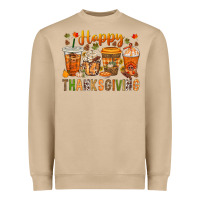 Mushroom western happy thanksgiving bbs Heavyweight Sweatshirt - BundleAndBundleShop