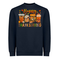 Navy western happy thanksgiving bbs Heavyweight Sweatshirt - BundleAndBundleShop