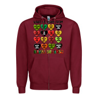 Burgundy what we learn from black history Zipper Hoodie - MaliasSmallBusiness