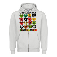 Dove Grey what we learn from black history Zipper Hoodie - MaliasSmallBusiness