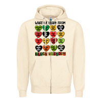 Sandshell what we learn from black history Zipper Hoodie - MaliasSmallBusiness