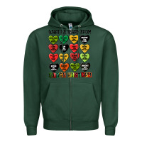 Sports Green what we learn from black history Zipper Hoodie - MaliasSmallBusiness