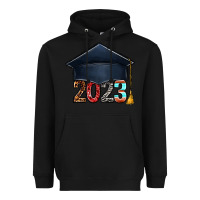 Black 2023 graduation hat bbs Heavyweight Hoodie - BundleAndBundleShop