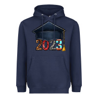 Navy 2023 graduation hat bbs Heavyweight Hoodie - BundleAndBundleShop