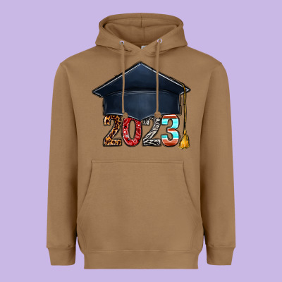 2023 Graduation Hat Bbs Heavyweight Hoodie Designed By Bundleandbundleshop