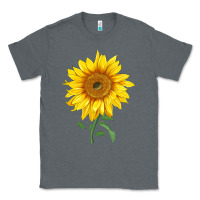 Charcoal Heather Bambino Sunflower Classic Tee - LillyAllenDesigns