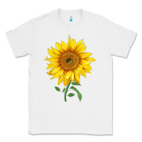 White Bambino Sunflower Classic Tee - LillyAllenDesigns