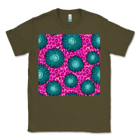 Army Green floral pink leopard seamless pattern Classic Tee - BundleAndBundleShop