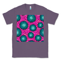 Lavender floral pink leopard seamless pattern Classic Tee - BundleAndBundleShop