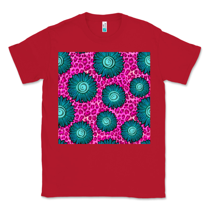 Floral Pink Leopard Seamless Pattern Classic Tee by BundleAndBundleShop | Teevron