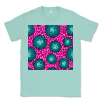Seafoam floral pink leopard seamless pattern Classic Tee - BundleAndBundleShop