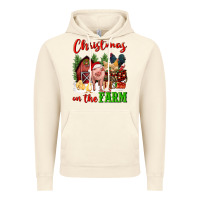 Vintage Artic christmas on the farm Vintage Hoodie - FaDigitalArtStudio
