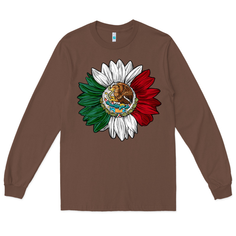 Mexico Sunflower Long Sleeve Tee by AdoDesignShop | Teevron