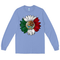 Colony Blue mexico sunflower Long Sleeve Tee - AdoDesignShop