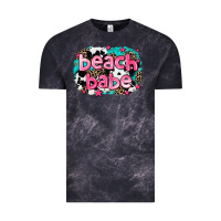 Cloud Black beach babe Vintage Tee - AdoDesignShop