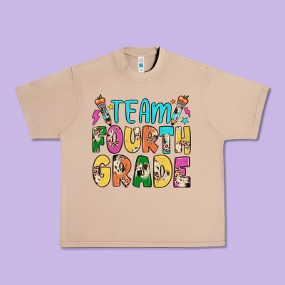 Team Fourth Grade Urban Heavy Tee Designed By Jahusdesignshop