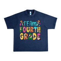 Navy team fourth grade Urban Heavy Tee - JahusDesignShop