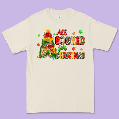 All Booked For Christmas Premium Tee Designed By Zillion Design Studio